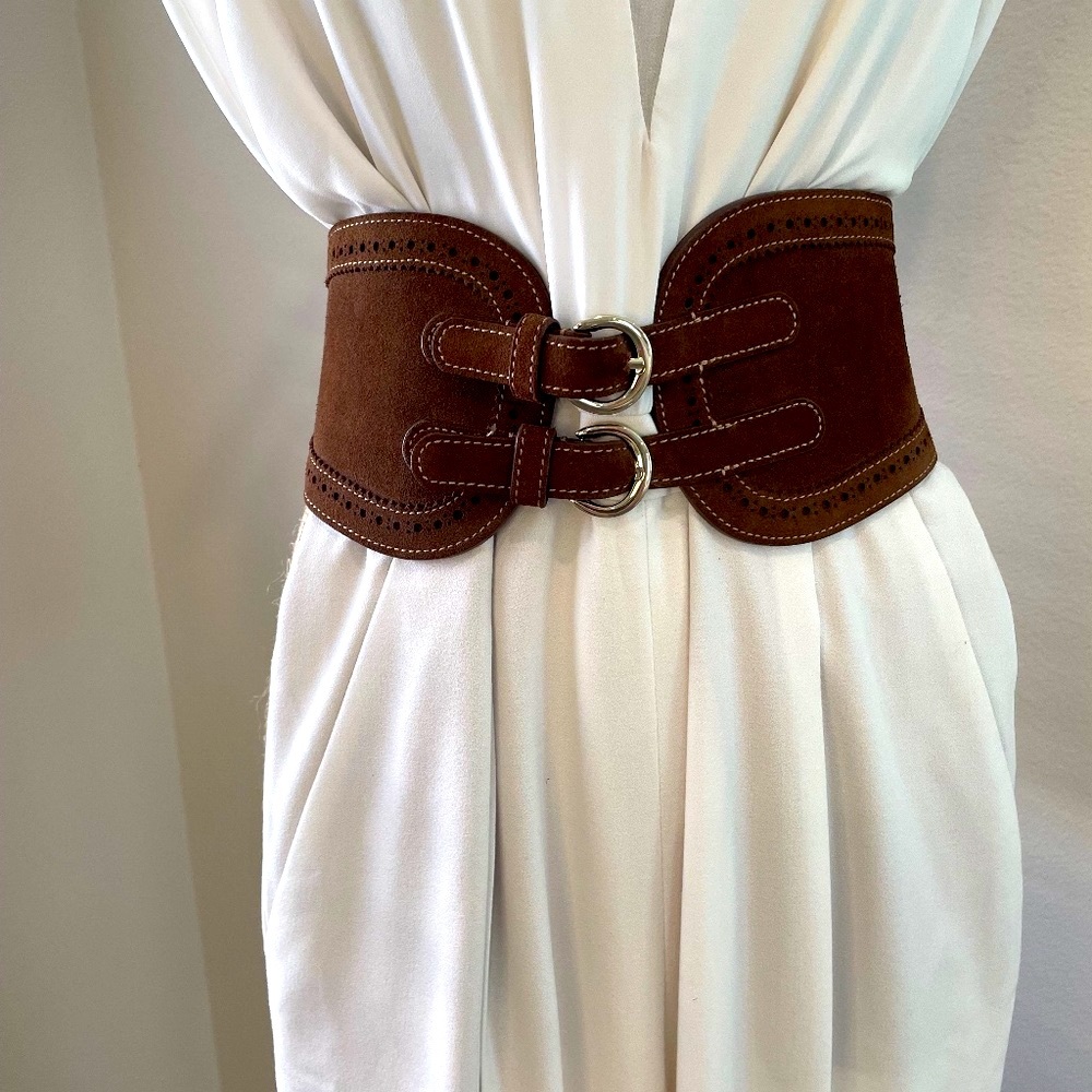 Wolford  wide suede belt